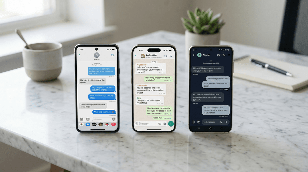 SMS vs iMessage vs WhatsApp: Choosing the Right Channel